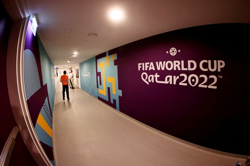 &copy; Reuters. Estádio da Copa do Mundo de 2022
 22/9/2022  REUTERS/Mohammed Dabbous