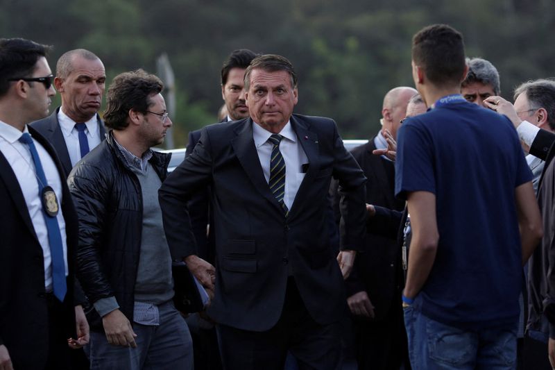 &copy; Reuters. Presidente Jair Bolsonaro em São Paulo
24/09/2022
REUTERS/Suamy Beydoun 