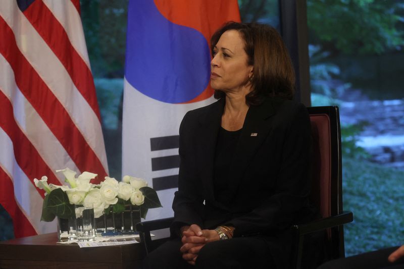 U.S. VP Harris set to visit Korean DMZ after Kim's missile test