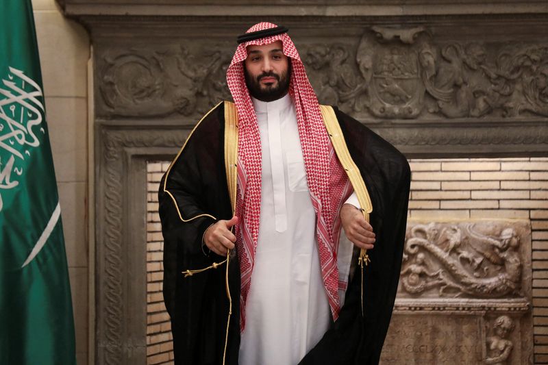 &copy; Reuters. ولي العهد السعودي الأمير محمد بن سلمان في زيارة إلى اليونان يوم 26 من يوليو تموز 2022. تصوير: لويزا فرادي - رويترز 