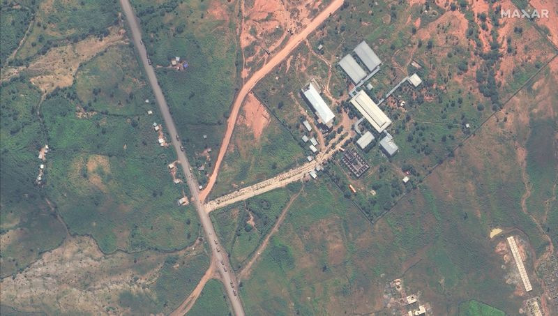 &copy; Reuters. صورة بالقمر الصناعي تظهر تعبئة للقوات العسكرية في مدينة شيرارو بإثيوبيا يوم 26 سبتمبر أيلول 2022. صورة لرويترز من طرف ثالث. (يحظر إعادة بيع أوز 