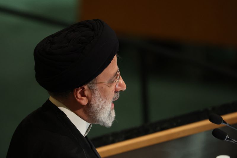 &copy; Reuters. الرئيس الإيراني إبراهيم رئيسي - صورة من أرشيف رويترز. 