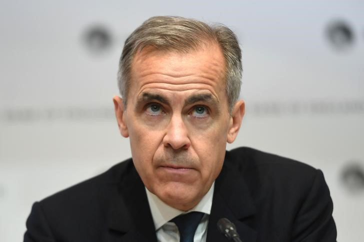 © Reuters. FILE PHOTO: Mark Carney attends a news conference at the Bank Of England in London, March 11, 2020. Peter Summers/Pool via REUTERS