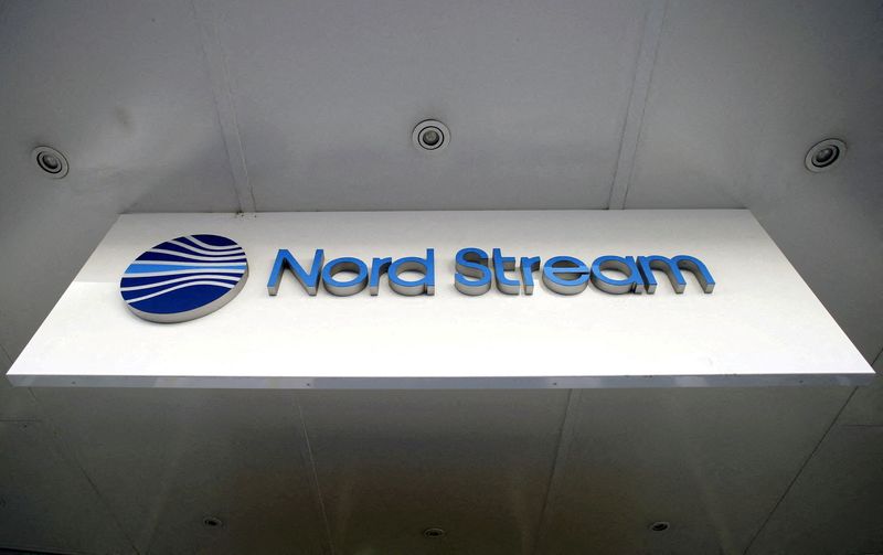 &copy; Reuters. FOTO DE ARCHIVO: El logotipo de Nord Stream en la sede de Nord Stream AG en Zug, Suiza 1 de marzo de 2022. REUTERS/Arnd Wiegmann/