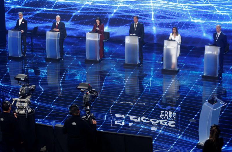 &copy; Reuters. Debate entre presidenciáveis
28/08/2022
REUTERS/Carla Carniel