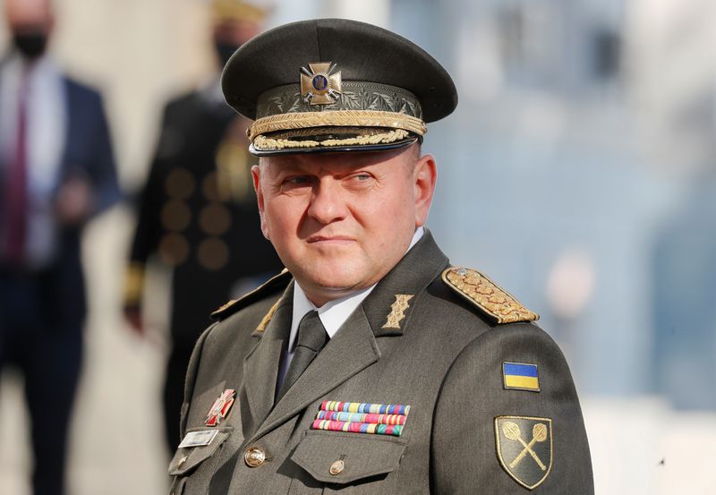 &copy; Reuters. الجنرال فاليري زالوجني رئيس أركان الجيش الأوكراني - صورة من أرشيف رويترز. 