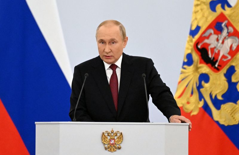 Putin annuncia annessione di territori ucraini: Russia ha 