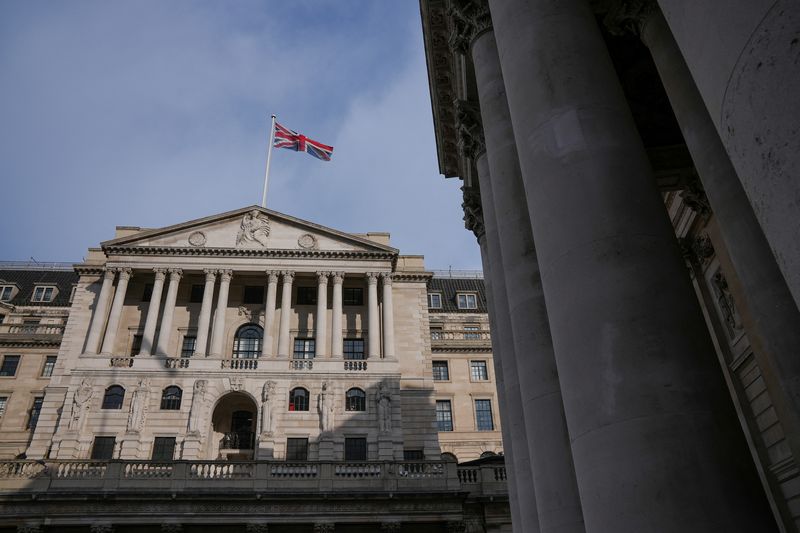 &copy; Reuters. A view of the Bank of England in London, Britain September 30, 2022. REUTERS/Maja Smiejkowska