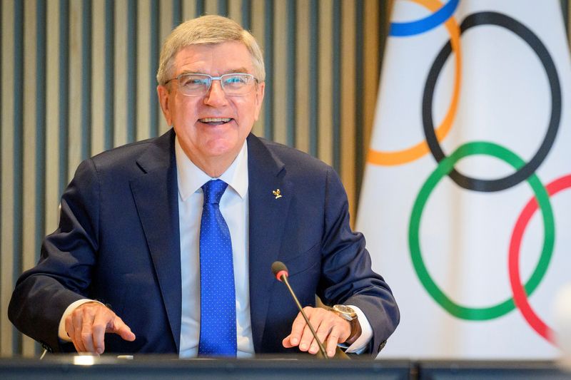 &copy; Reuters. توماس باخ رئيس اللجنة الأولمبية الدولية - صورة من أرشيف رويترز. 