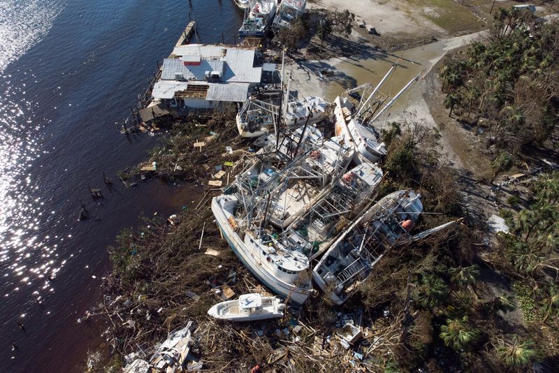 Florida, Carolinas count the cost of one of the worst U.S. hurricanes