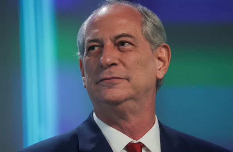 &copy; Reuters. Candidato presidencial Ciro Gomes participa de debate eleitoral no Rio de Janeiro
29/09/2022
REUTERS/Ricardo Moraes