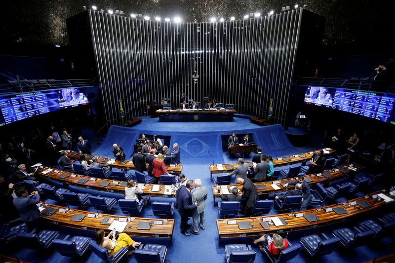 © Reuters. Plenário do Senado em Brasília
01/10/2019 REUTERS/Adriano Machado