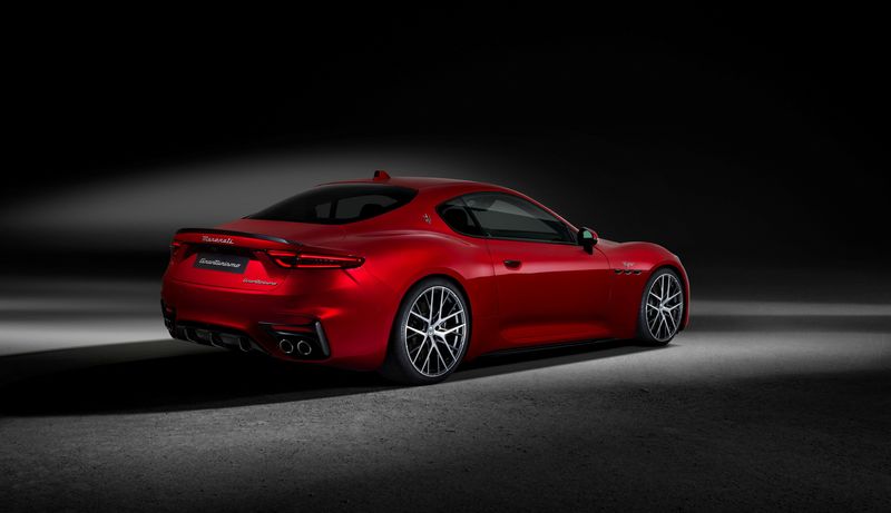  Reuters. Luxury sports carmaker Maserati unveils the new 'GranTurismo' model, October 3, 2022. Maserati Press Office/Aldo Ferrero/Handout via REUTERS