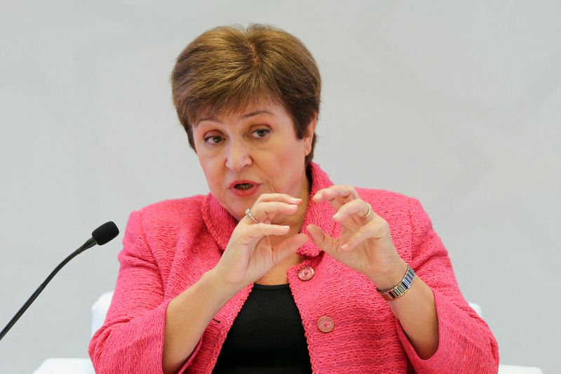IMF's Georgieva says UK working to ensure consistency between fiscal, monetary policy