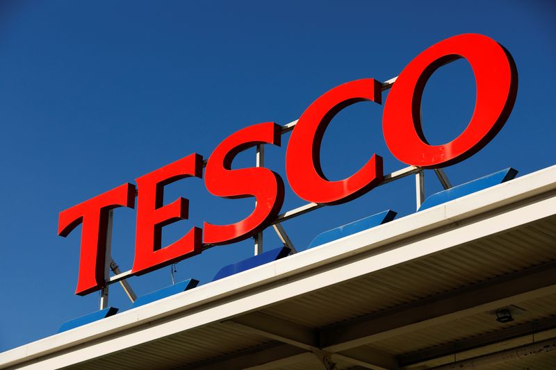 &copy; Reuters. FILE PHOTO: A general view of Tesco Extra store, in Warrington, Britain, January 13, 2022. REUTERS/Jason Cairnduff