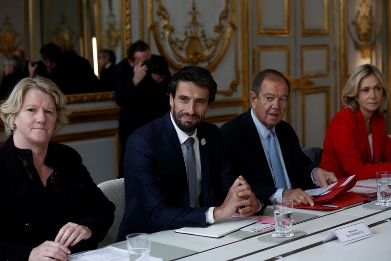 &copy; Reuters. Reunião de autoridades francesas sobre Jogos de Paris
 29/9/2022  REUTERS/Benoit Tessier