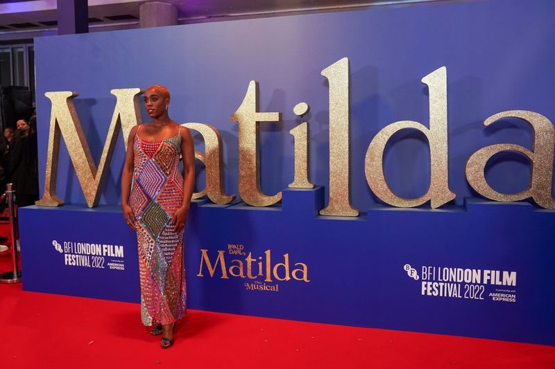 &copy; Reuters. Cast member Lashana Lynch attends the premiere of Matilda the Musical during the opening night gala at the BFI London Film Festival, in London, Britain October 5, 2022. REUTERS/Maja Smiejkowska