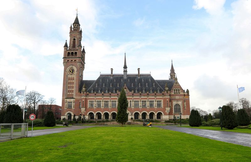 &copy; Reuters. FILE PHOTO: A general view of the International Court of Justice (ICJ) in The Hague, Netherlands, December 9, 2019. REUTERS/Eva Plevier/File Photo/File Photo