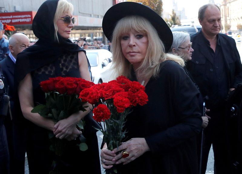 &copy; Reuters. Cantora russa Alla Pugacheva 
 2/9/2018   REUTERS/Maxim Shemetov