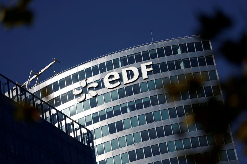 &copy; Reuters. FILE PHOTO: Electricite de France (EDF) headquarters is pictured at the La Defense business district in Paris, France, September 30, 2022. REUTERS/Benoit Tessier