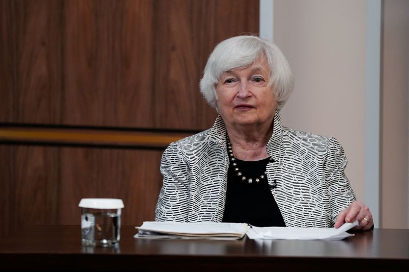 &copy; Reuters. Janet Yellen, secretária do Tesouro dos EUA
28/07/2022
REUTERS/Elizabeth Frantz
