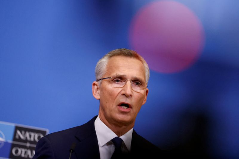 &copy; Reuters. Stoltenberg em Bruxelas
 11/10/2022   REUTERS/Yves Herman