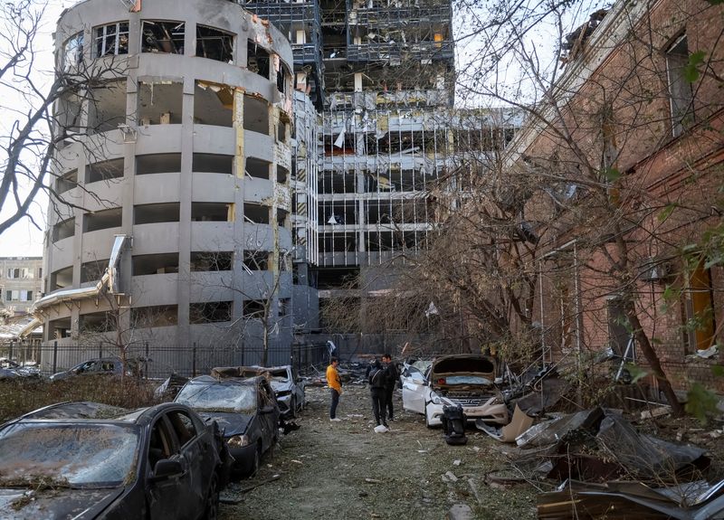 Ukraine capital cleans up after second-day air raid scare