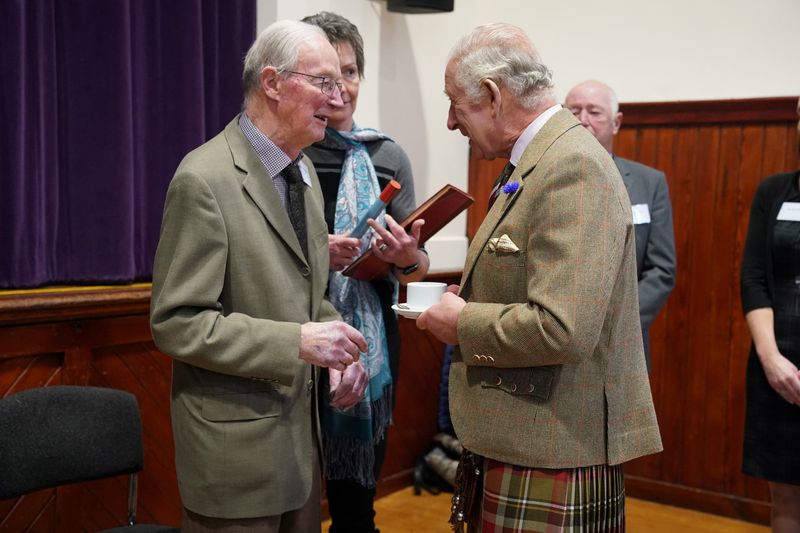 &copy; Reuters. O Rei Charles 3º em cerimônia em Aberdeenshire, na Escócia. Andrew Milligan/Pool via REUTERS