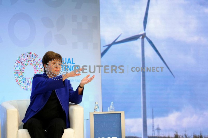 &copy; Reuters. Diretora-gerente do Fundo Monetário Internacional (FMI), Kristalina Georgieva
12/10/2022. REUTERS/James Lawler Duggan