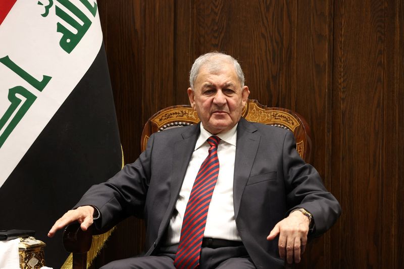 &copy; Reuters. السياسي الكردي عبد اللطيف رشيد في البرلمان العراقي يوم الخميس. صورة من المكتب الإعلامي للبرلمان العراقي. 
