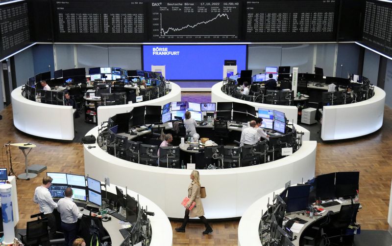 European shares at near two-week high amid UK fiscal plan optimism