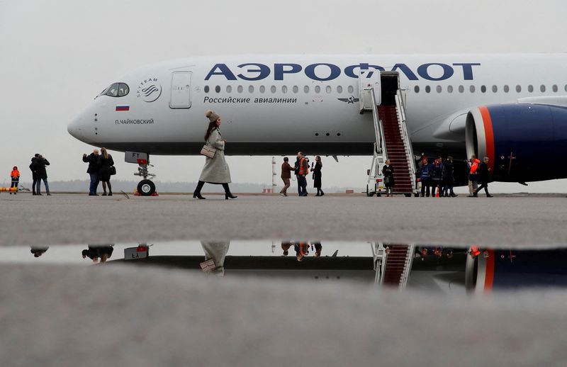 Russia's Aeroflot passenger numbers down 8.2% year on year -Ifax