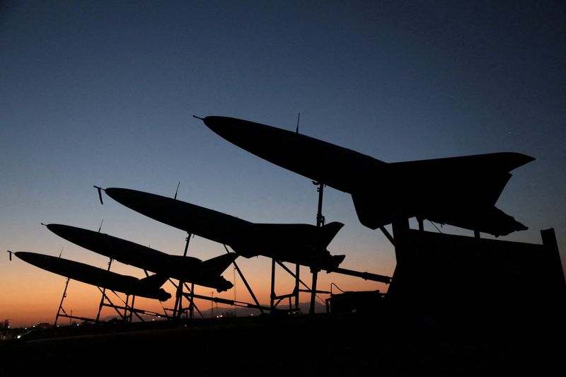 &copy; Reuters. Drones usados em exercícios militares em local não revelado no Irã
24/08/2022 Exército Iraniano/WANA (West Asia News Agency)/Divulgação via REUTERS