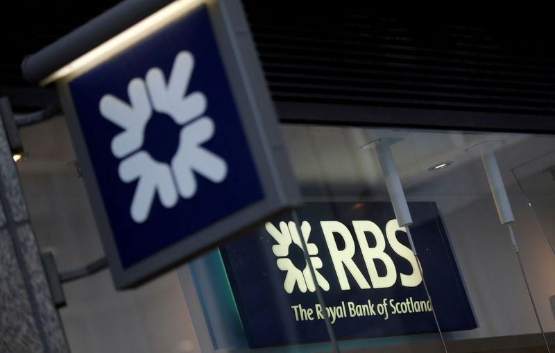 &copy; Reuters. FILE PHOTO: Royal Bank of Scotland signs are seen at a branch of the bank, in London, Britain December 1, 2017. REUTERS/Peter Nicholls