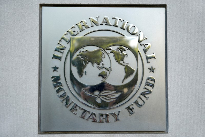 &copy; Reuters. Logo do FMI em sua sede, em Washington, EUA
14/10/2017
REUTERS/Yuri Gripas