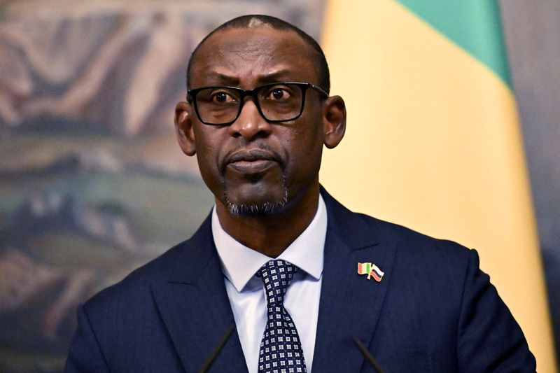 &copy; Reuters. FILE PHOTO: Mali's Minister of Foreign Affairs and International Cooperation Abdoulaye Diop attends a news conference with Russian Foreign Minister Sergei Lavrov (not pictured), in Moscow, Russia May 20, 2022.  Yuri Kadobnov/Pool via REUTERS/File Photo