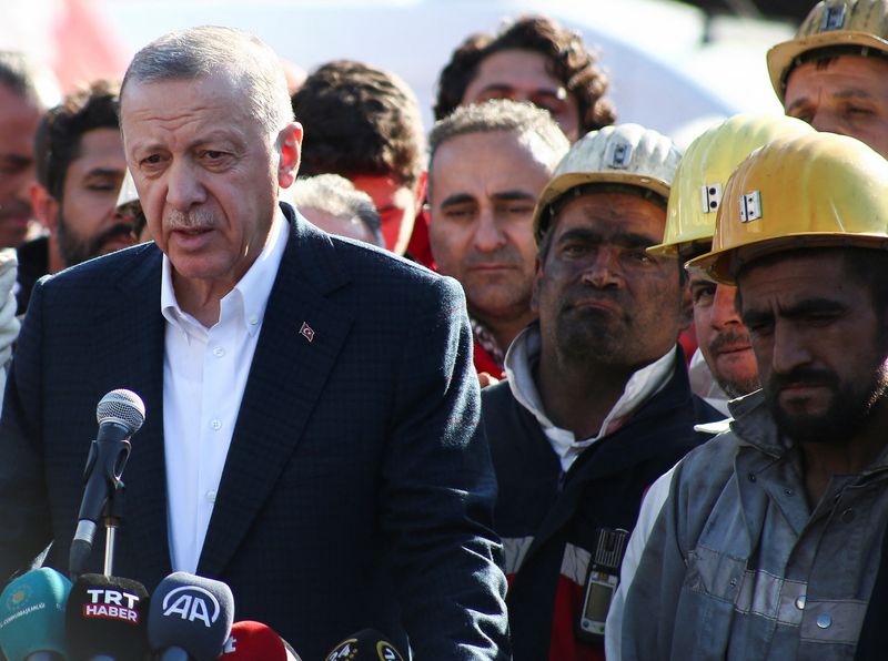 &copy; Reuters. Presidente da Turquia Tayyip Erdogan 
 15/10/2022   REUTERS/Cagla Gurdogan