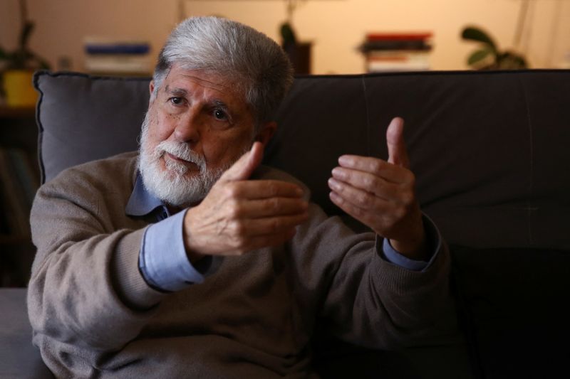 &copy; Reuters. Ex-chanceler Celso Amorim dá entrevista à Reuters em São Paulo
18/10/2022
REUTERS/Carla Carniel