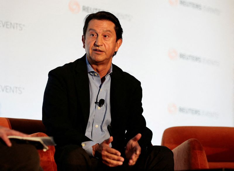 © Reuters. Global president and COO of Hyundai Motor Company Jose Munoz attends the Reuters Automotive USA conference, in Detroit, Michigan, U.S., October, 19, 2022.  REUTERS/Rebecca Cook