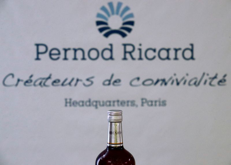 &copy; Reuters. Le siège social Pernod Ricard à Paris. /Photo prise le 29 août 2018/REUTERS/Christian Hartmann