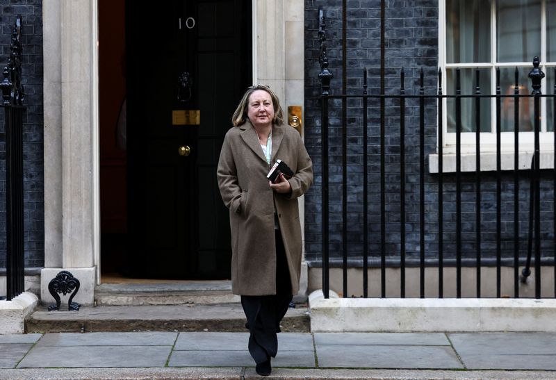 &copy; Reuters. Britain's Secretary of State for International Development Anne-Marie Trevelyan walks outside Number 10 Downing Street in London, Britain October 18, 2022. REUTERS/Henry Nicholls