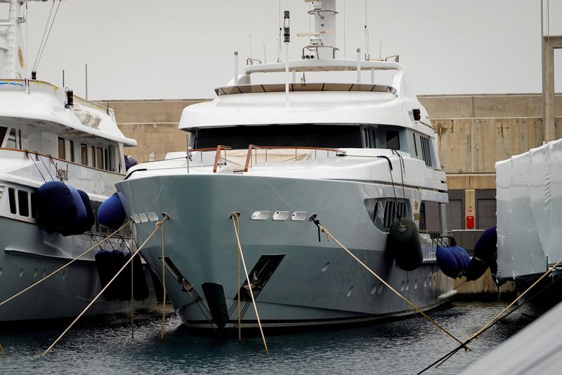 © Reuters. FILE PHOTO: The yacht called 