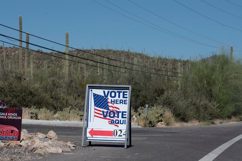 Arizona asks federal prosecutors to probe possible voter intimidation