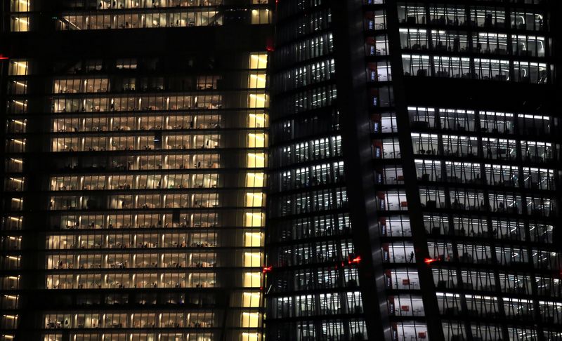 &copy; Reuters. FILE PHOTO: Offices are seen at the City Life district in Milan, Italy November 6, 2018.    REUTERS/Stefano Rellandini