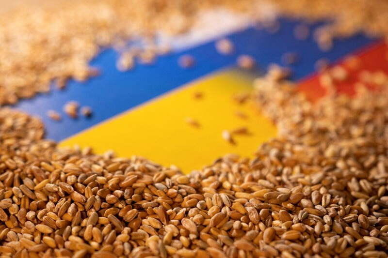 &copy; Reuters. ウクライナのゼレンスキー大統領は２１日、国連の仲介で穀物輸出を行う船舶の通行をロシアが意図的に遅らせていると非難し、１５０隻の船舶が積み込みを待っていると述べた。５月撮影