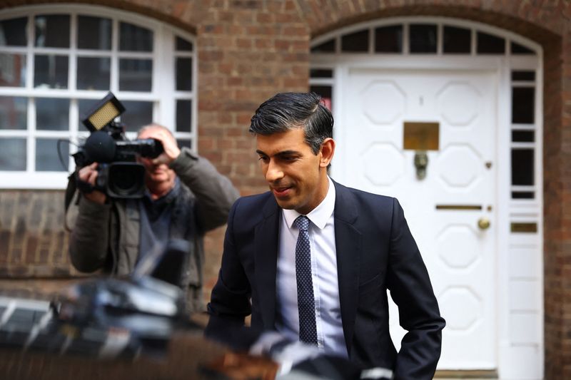 &copy; Reuters. Rishi Sunak em Londres
 24/10/2022   REUTERS/Hannah McKay