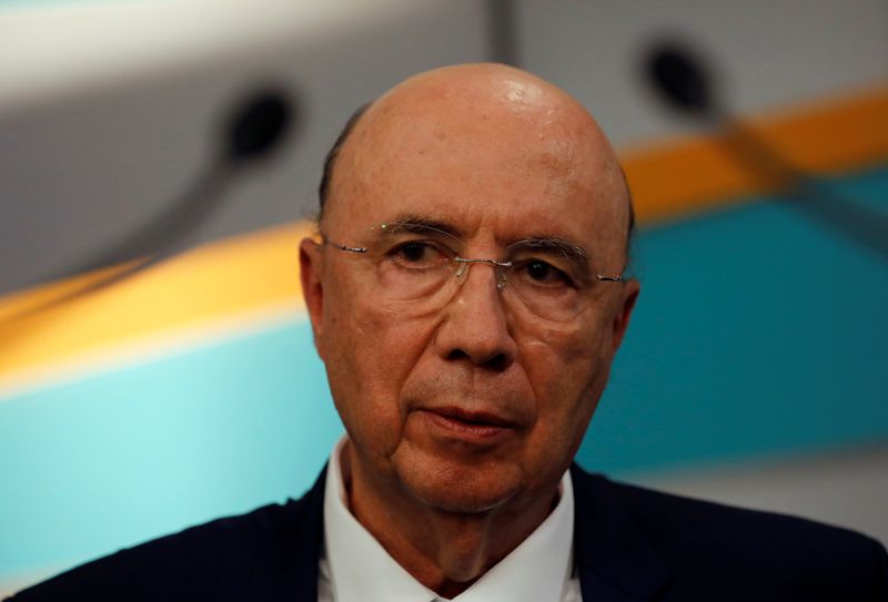 &copy; Reuters. O então candidato à Presidência Henrique Meirelles (MDB) participa de debate televisivo em São Paulo
09/09/2018
REUTERS/Nacho Doce