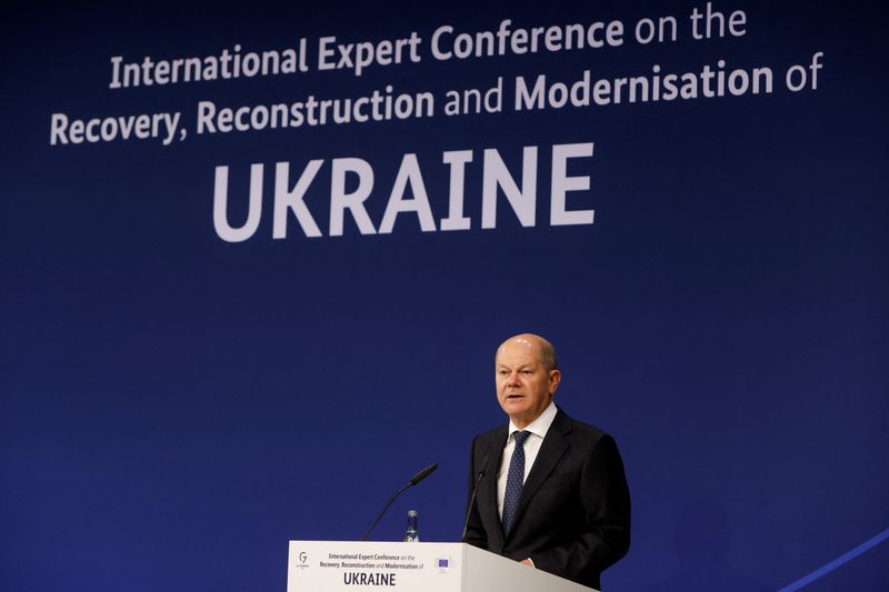 Scholz: Drone attacks on Ukraine are sign of Russia's desperation