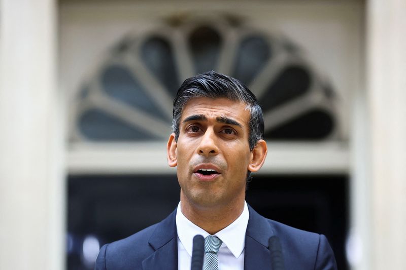 &copy; Reuters. Photo de Rishi Sunak, nouveau Premier ministre de la Grande-Bretagne. /Photo prise le 25 octobre 2022 à Londres, Grande-Bretagne/REUTERS/Hannah McKay