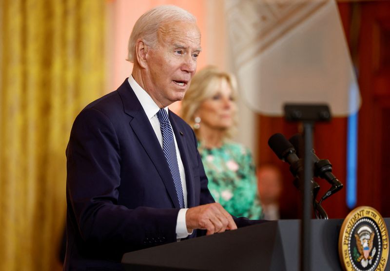 U.S. President Biden congratulates new British PM Sunak